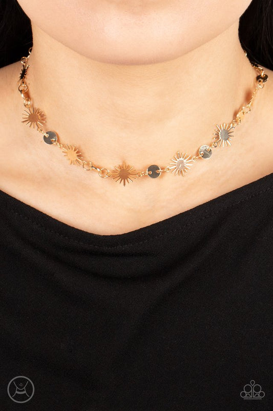 Astro Goddess - Gold - Paparazzi Necklace Image