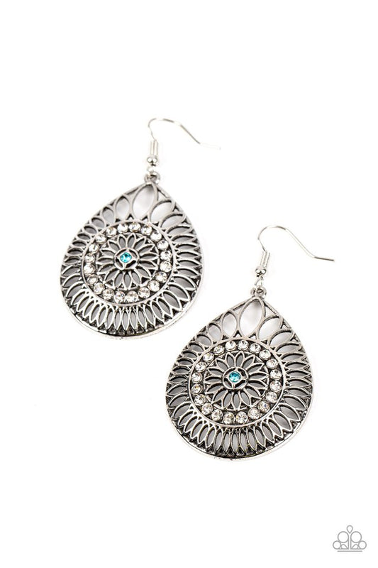 Summer Sojourn - Blue - Paparazzi Earring Image