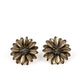 Daisy Dilemma - Brass - Paparazzi Earring Image