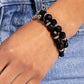 Two by Two Twinkle - Black - Paparazzi Bracelet Image