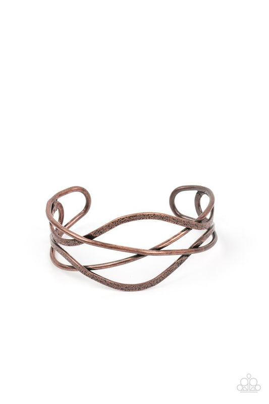 Fierce Fusion - Copper - Paparazzi Bracelet Image