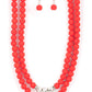 Summer Splash - Red - Paparazzi Necklace Image