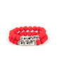 Dip and Dive - Red - Paparazzi Bracelet Image