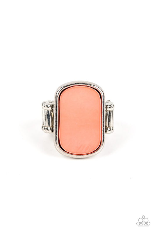 Tidal Tranquility - Orange - Paparazzi Ring Image