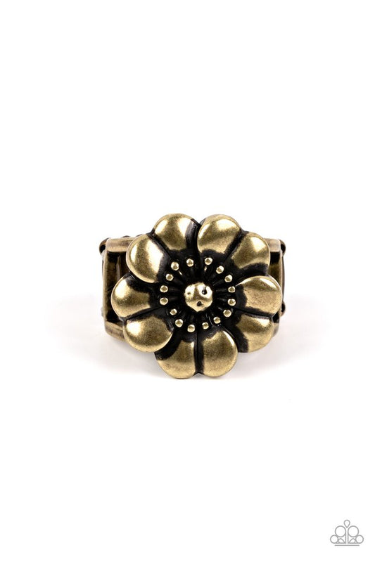 Floral Farmstead - Brass - Paparazzi Ring Image