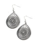 Summer Sojourn - White - Paparazzi Earring Image