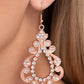 Fit for a DIVA - Copper - Paparazzi Earring Image
