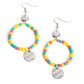 Cayman Catch - Yellow - Paparazzi Earring Image