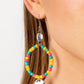 Cayman Catch - Yellow - Paparazzi Earring Image