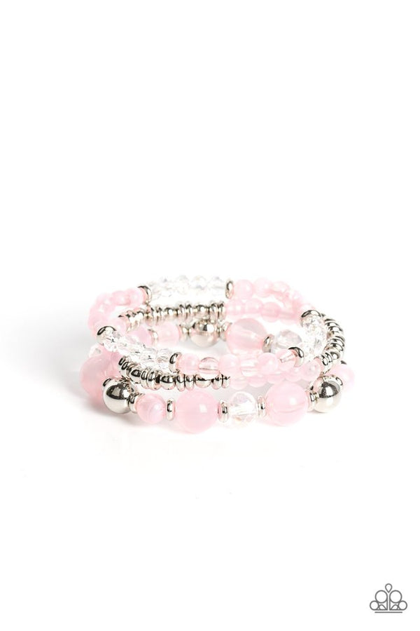 Paparazzi Bracelet ~ Shoreside Stroll - Pink – Paparazzi Jewelry ...