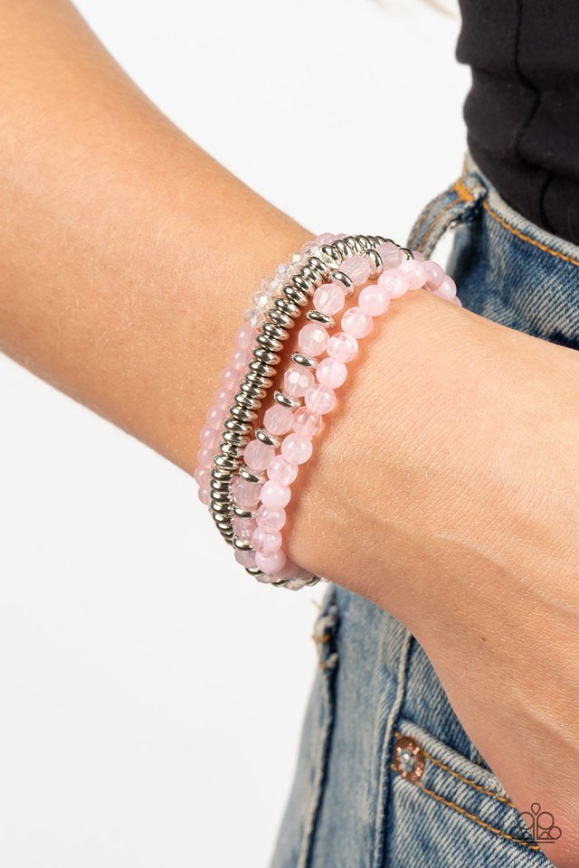 Destination Dreamscape - Pink - Paparazzi Bracelet Image