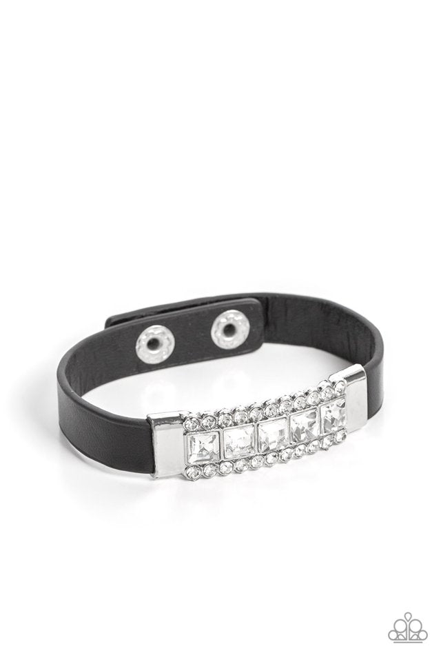 Rebel Reputation - Black - Paparazzi Bracelet Image