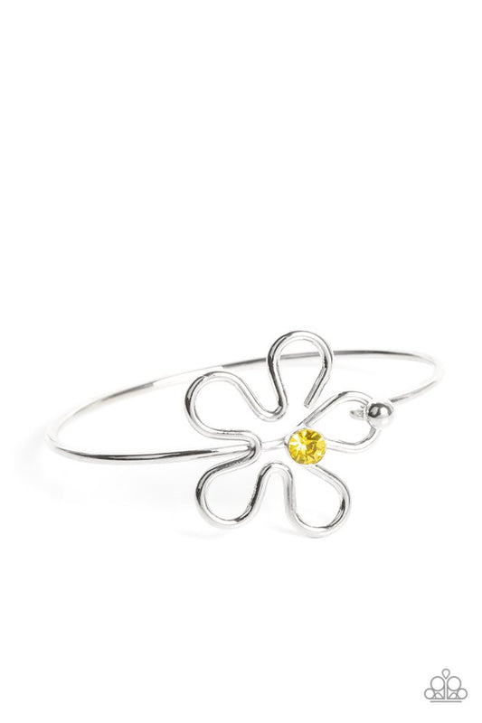 Floral Innovation - Yellow - Paparazzi Bracelet Image