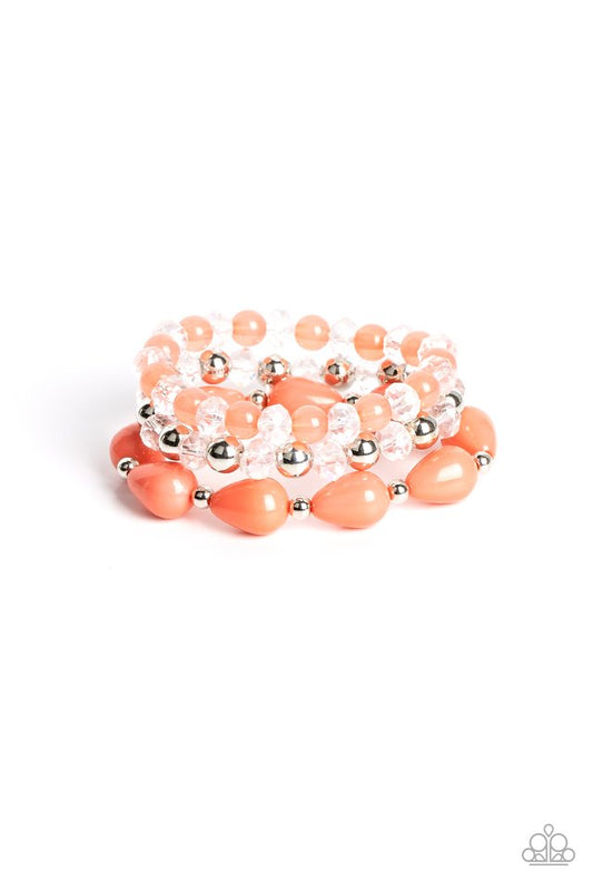 Beachside Brunch - Orange - Paparazzi Bracelet Image