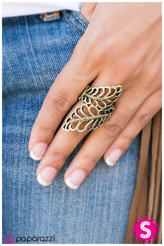 Paparazzi Ring ~ Autumn Haze- Brass