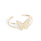 Butterfly Bella - Gold - Paparazzi Bracelet Image