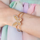 Butterfly Bella - Gold - Paparazzi Bracelet Image