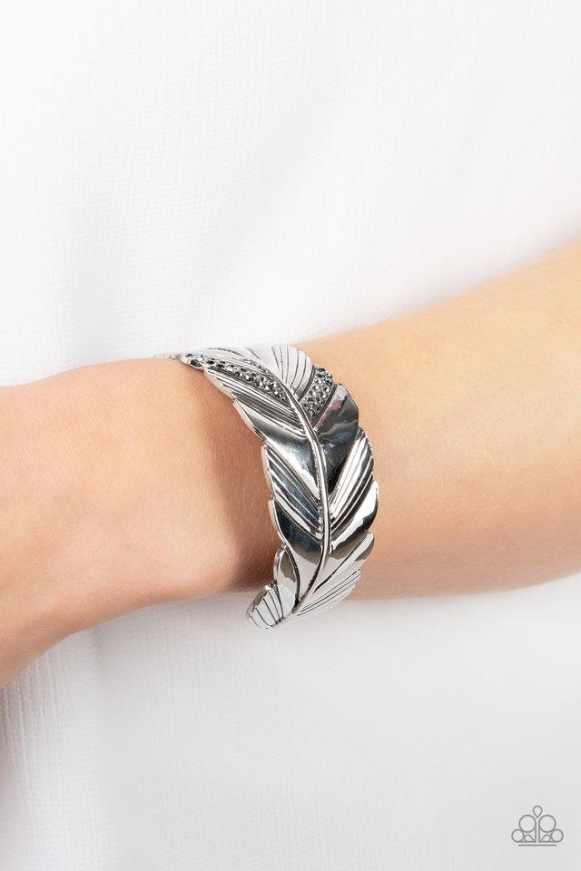 Party FOWL - Silver - Paparazzi Bracelet Image