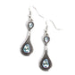 Dazzling Droplets - Blue - Paparazzi Earring Image