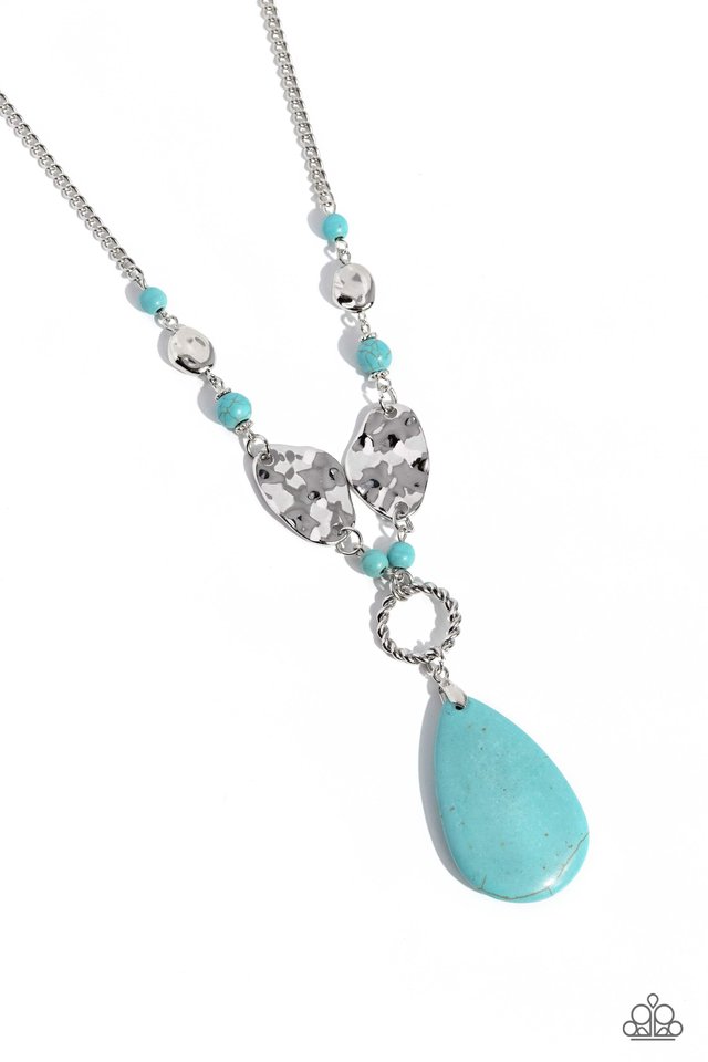 Sagebrush Sanctuary - Blue - Paparazzi Necklace Image