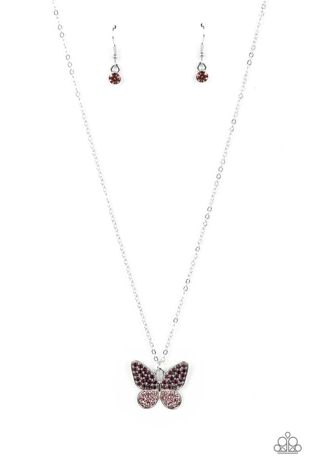 Flutter Forte - Purple - Paparazzi Necklace Image