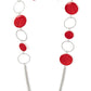 Beach Hub - Red - Paparazzi Necklace Image