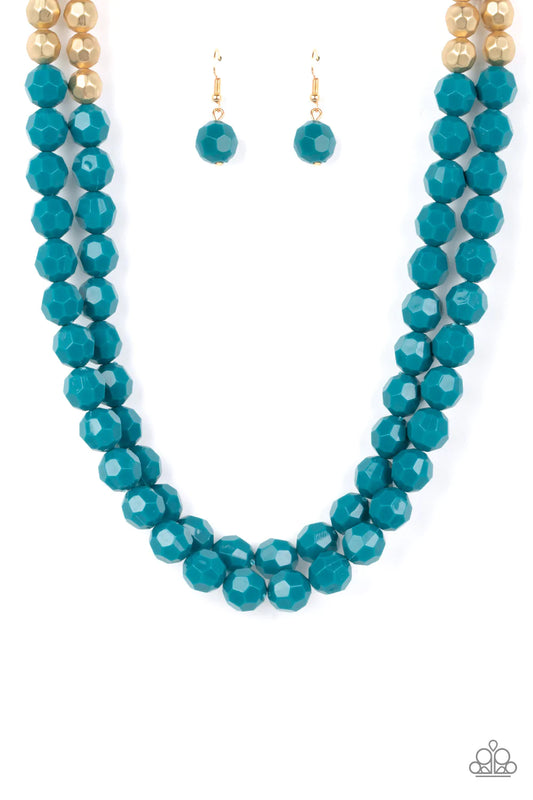 Paparazzi Necklace ~ Greco Getaway - Blue