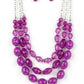 Tropical Hideaway - Purple - Paparazzi Necklace Image