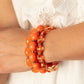 High Tide Hammock - Orange - Paparazzi Bracelet Image