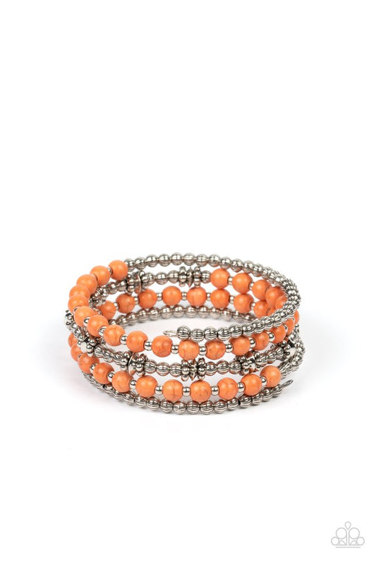 Road Trip Remix - Orange - Paparazzi Bracelet Image