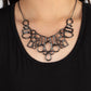 Geometric Grit - Black - Paparazzi Necklace Image