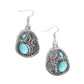 Hibiscus Harvest - Blue - Paparazzi Earring Image