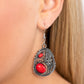 Hibiscus Harvest - Red - Paparazzi Earring Image