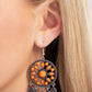 Sagebrush Symphony - Orange - Paparazzi Earring Image