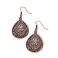 Valley Estate - Copper - Paparazzi Earring Image
