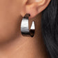 Lecture on Texture - Black - Paparazzi Earring Image