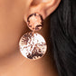 Rush Hour - Copper - Paparazzi Earring Image
