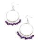 Free Your Soul - Purple - Paparazzi Earring Image