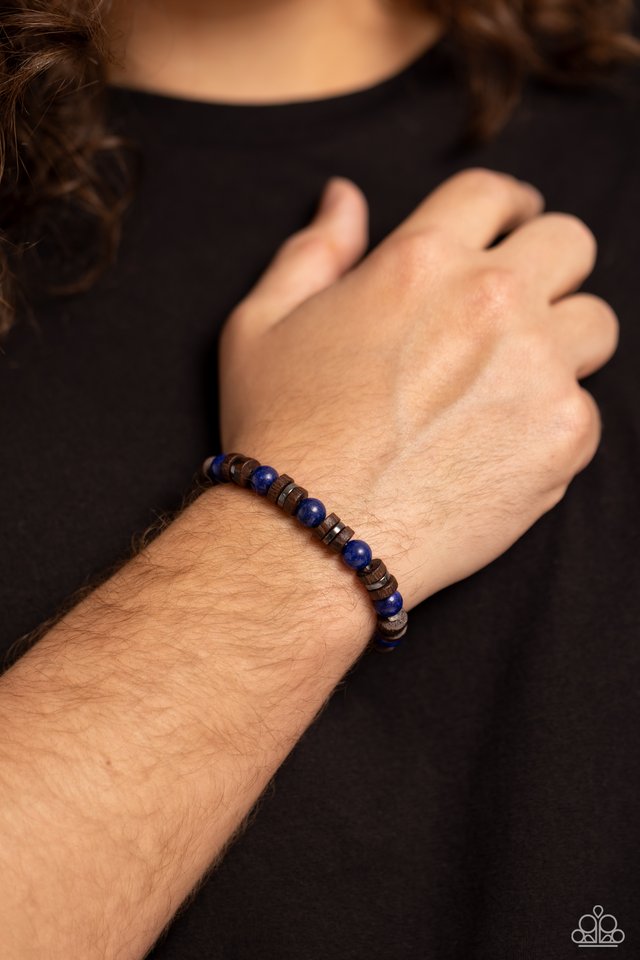 Earthy Empath - Blue - Paparazzi Bracelet Image