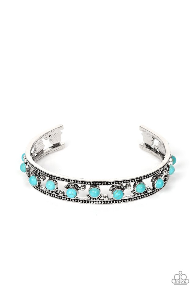 Badlands Bliss - Blue - Paparazzi Bracelet Image