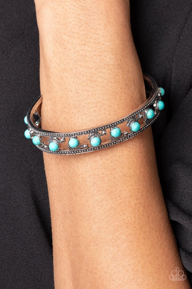 Badlands Bliss - Blue - Paparazzi Bracelet Image