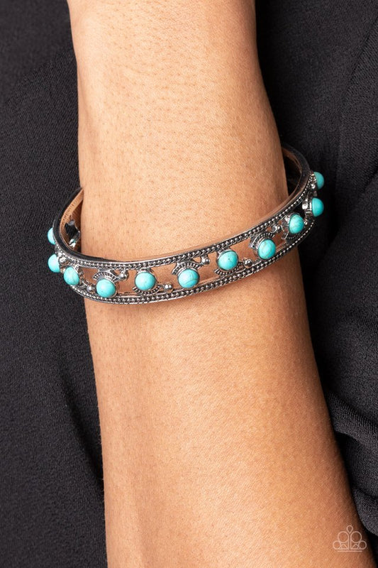 Badlands Bliss - Blue - Paparazzi Bracelet Image