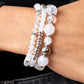 Shoreside Stroll - White - Paparazzi Bracelet Image