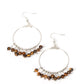 Free Your Soul - Brown - Paparazzi Earring Image