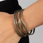 Line It Up - Brass - Paparazzi Bracelet Image