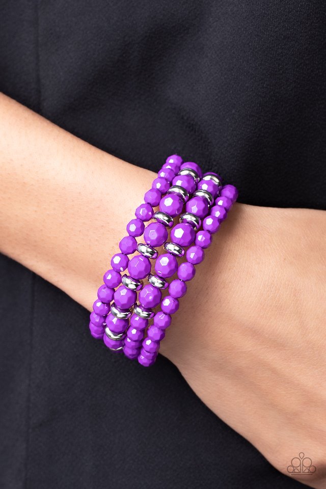 Its a Vibe - Purple - Paparazzi Bracelet Image