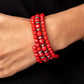 Its a Vibe - Red - Paparazzi Bracelet Image