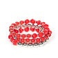 Summer Sabbatical - Red - Paparazzi Bracelet Image