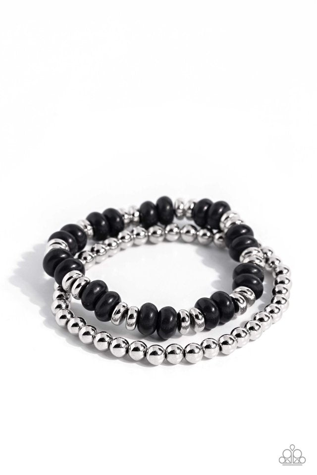 Secret Quarry - Black - Paparazzi Bracelet Image