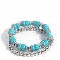 Secret Quarry - Blue - Paparazzi Bracelet Image